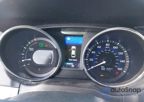 2013 Hyundai Sonata Hybrid Limited из США, поврежденный, VIN KMHEC4A44DA092005